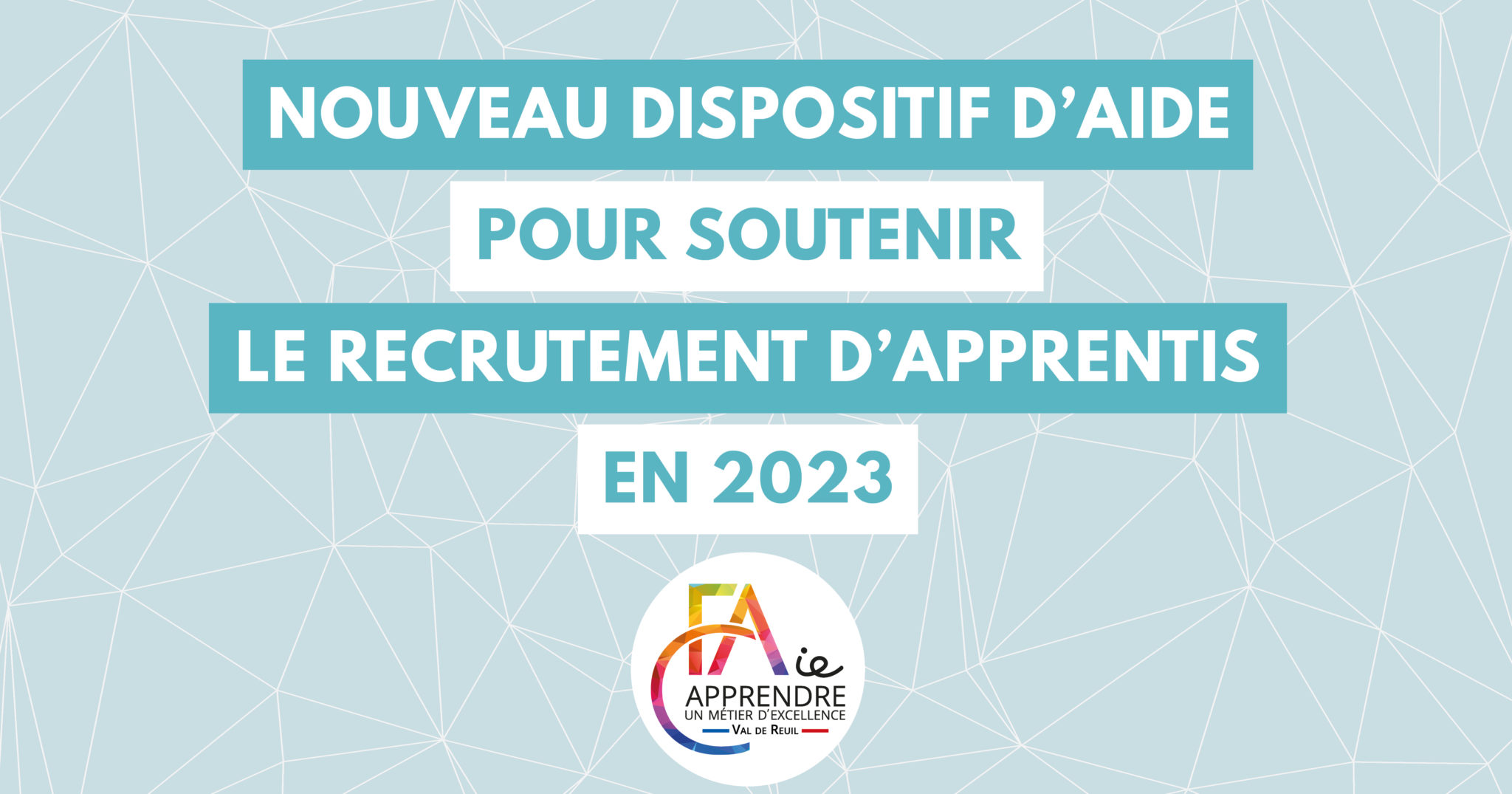 Apprentissage aide gouvernementale pour 2023 CFAie de Val de Reuil