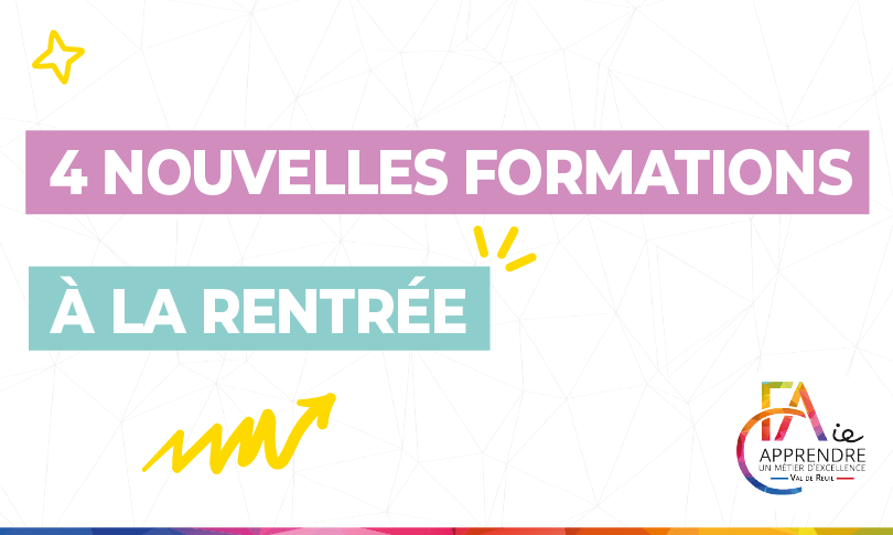 4 nouvelles formations rentrée septembre 2025 - CFAie